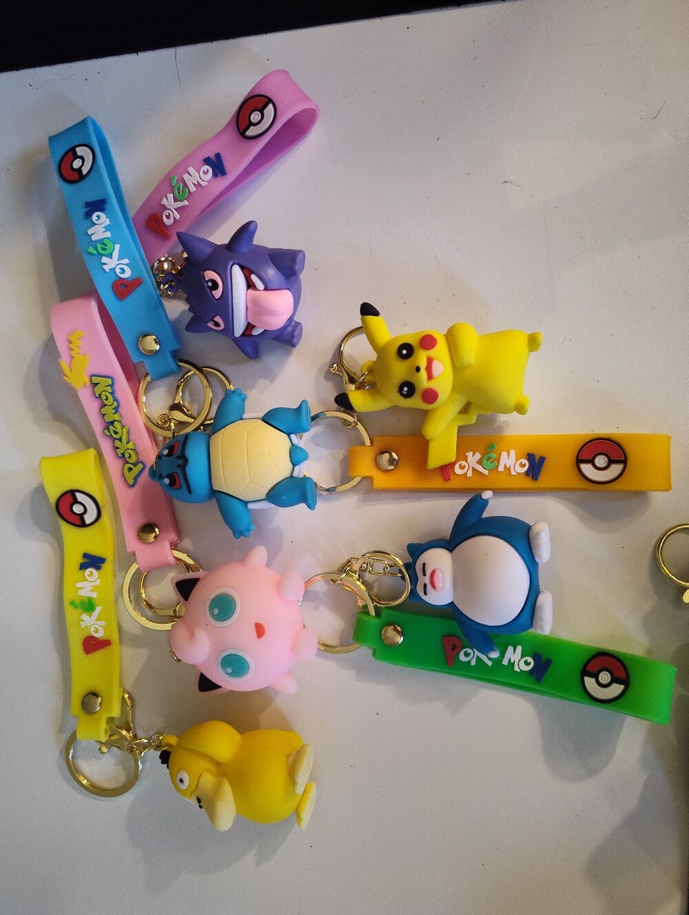 Pokemon Keychain Set 6 Pieces